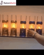 Lanterne De Camping 3-en-1 - Lampe De Poche LED Effet Flamme