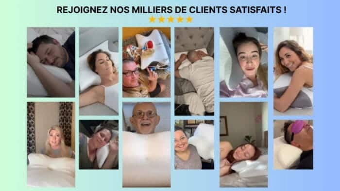 Oreiller Cervical Ergonomique À Mémoire De Forme