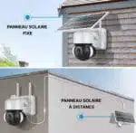 Caméra De Surveillance Extérieure Sans Fil Solaire