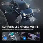 Dashcam Voiture 360° - Caméra Embarquée Avant Et Arrière