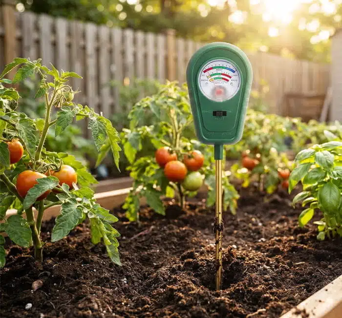 Testeur De Sol Pour Plantes 3-en-1 - Humidité - PH - Nutriments