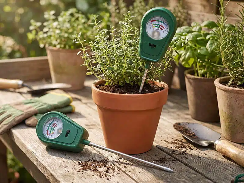 Testeur De Sol Pour Plantes 3-en-1 - Humidité - PH - Nutriments