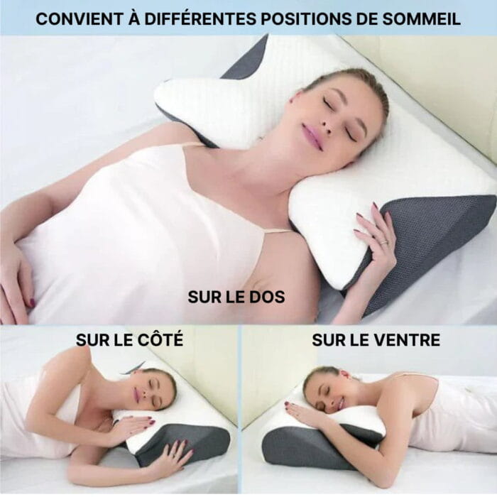 Oreiller Cervical Ergonomique À Mémoire De Forme