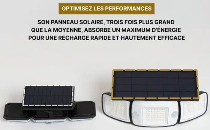 Lampe Solaire Extérieure Avec Détecteur De Mouvement