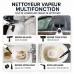 Nettoyeur Vapeur Haute Pression Portable Puissant