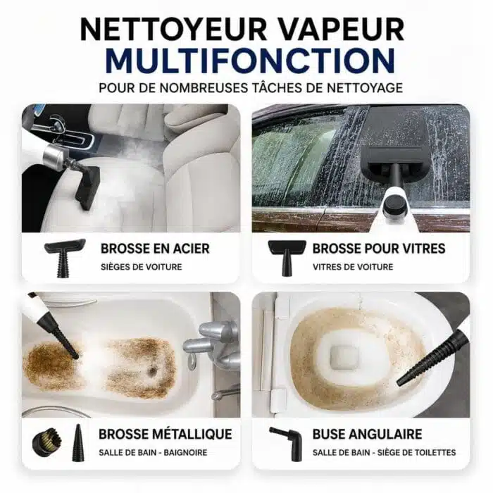 Nettoyeur Vapeur Haute Pression Portable Puissant