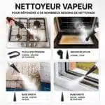 Nettoyeur Vapeur Haute Pression Portable Puissant