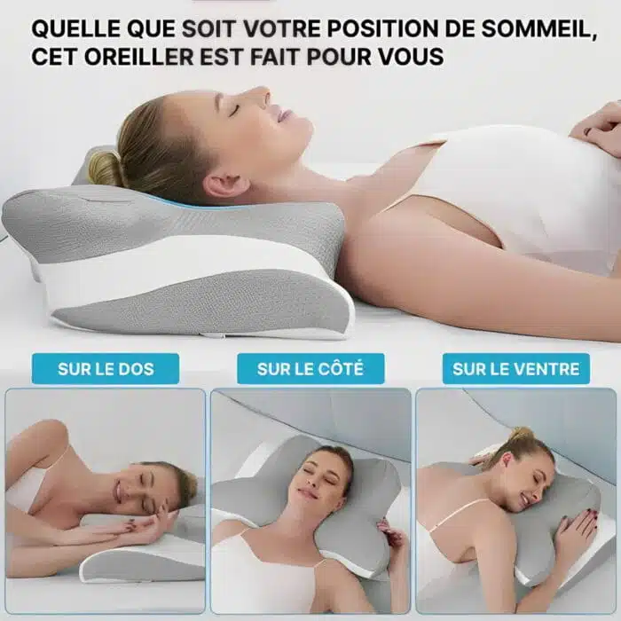 Oreiller Cervical Ergonomique À Mémoire De Forme