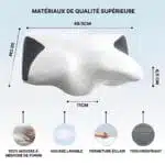 Oreiller Cervical Ergonomique À Mémoire De Forme