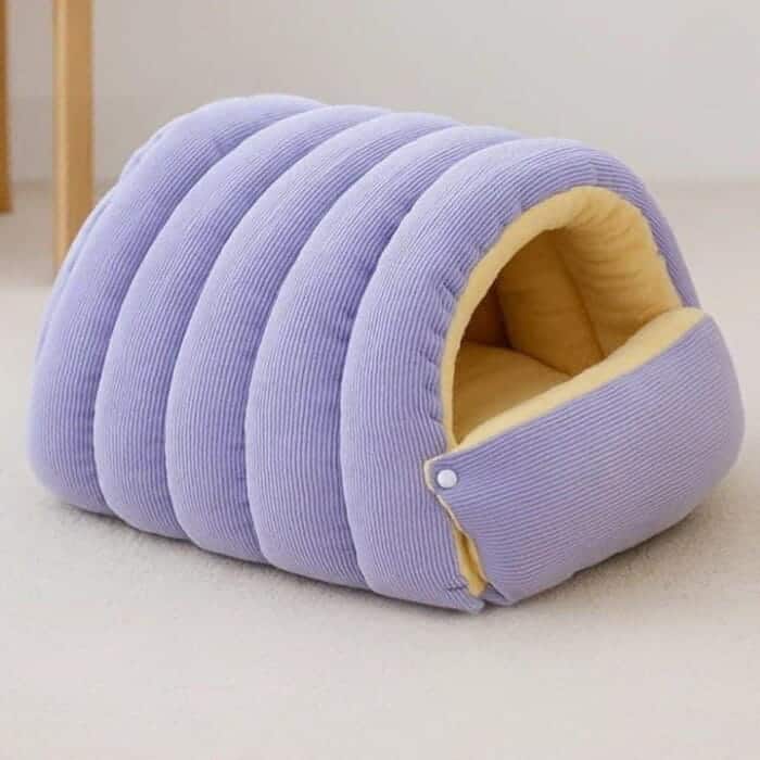 Panier Pour Chat Et Chien Chauffant En Forme De Niche