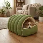 Panier Pour Chat Et Chien Chauffant En Forme De Niche