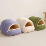 Panier Pour Chat Et Chien Chauffant En Forme De Niche