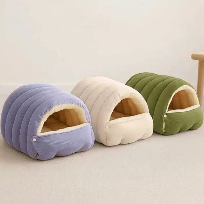 Panier Pour Chat Et Chien Chauffant En Forme De Niche