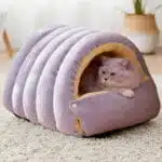 Panier Pour Chat Et Chien Chauffant En Forme De Niche