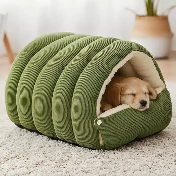 Panier Pour Chat Et Chien Chauffant En Forme De Niche
