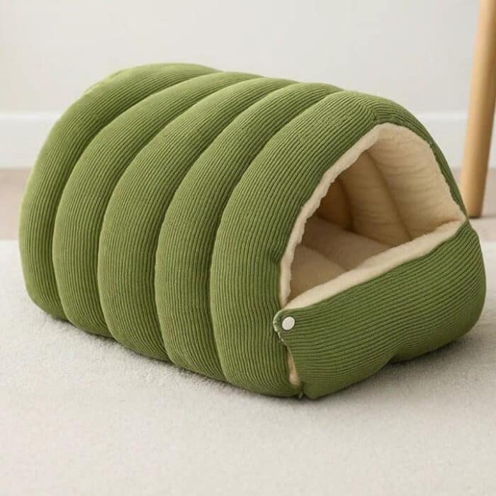 Panier Pour Chat Et Chien Chauffant En Forme De Niche