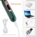 Peigne chauffant portable – Peigne électrique USB lisseur