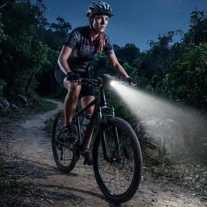 Phare Pour Vélo Avec Klaxon Rechargeable