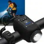 Phare Pour Vélo Avec Klaxon Rechargeable