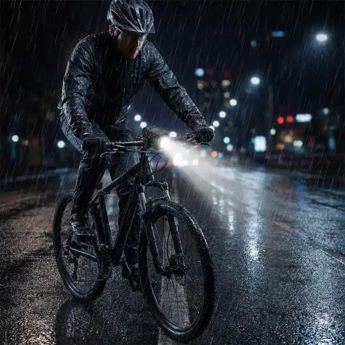 Phare Pour Vélo Avec Klaxon Rechargeable