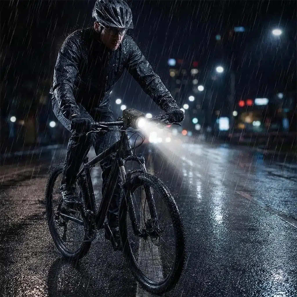 Phare Pour Vélo Avec Klaxon Rechargeable