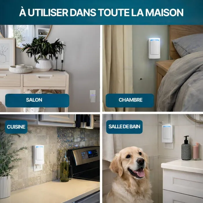 Purificateur D'Air Ioniseur Portable Sans Filtre