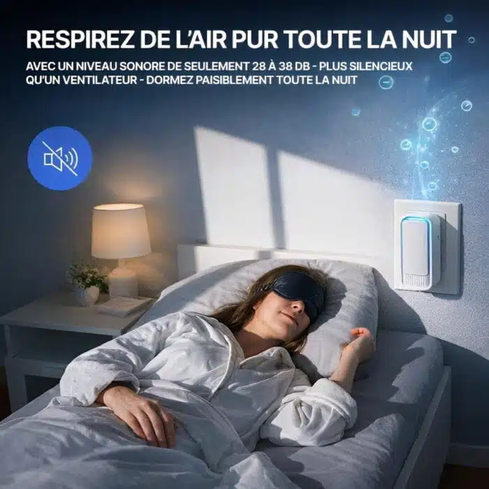 Purificateur D'Air Ioniseur Portable Sans Filtre