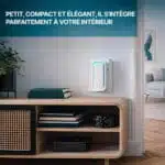Purificateur D'Air Ioniseur Portable Sans Filtre