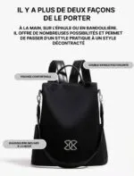 Sac à Dos Antivol Femme Élégant