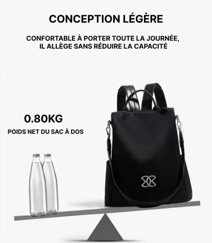 Sac à Dos Antivol Femme Élégant