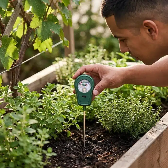 Testeur De Sol Pour Plantes 3-en-1 - Humidité - PH - Nutriments