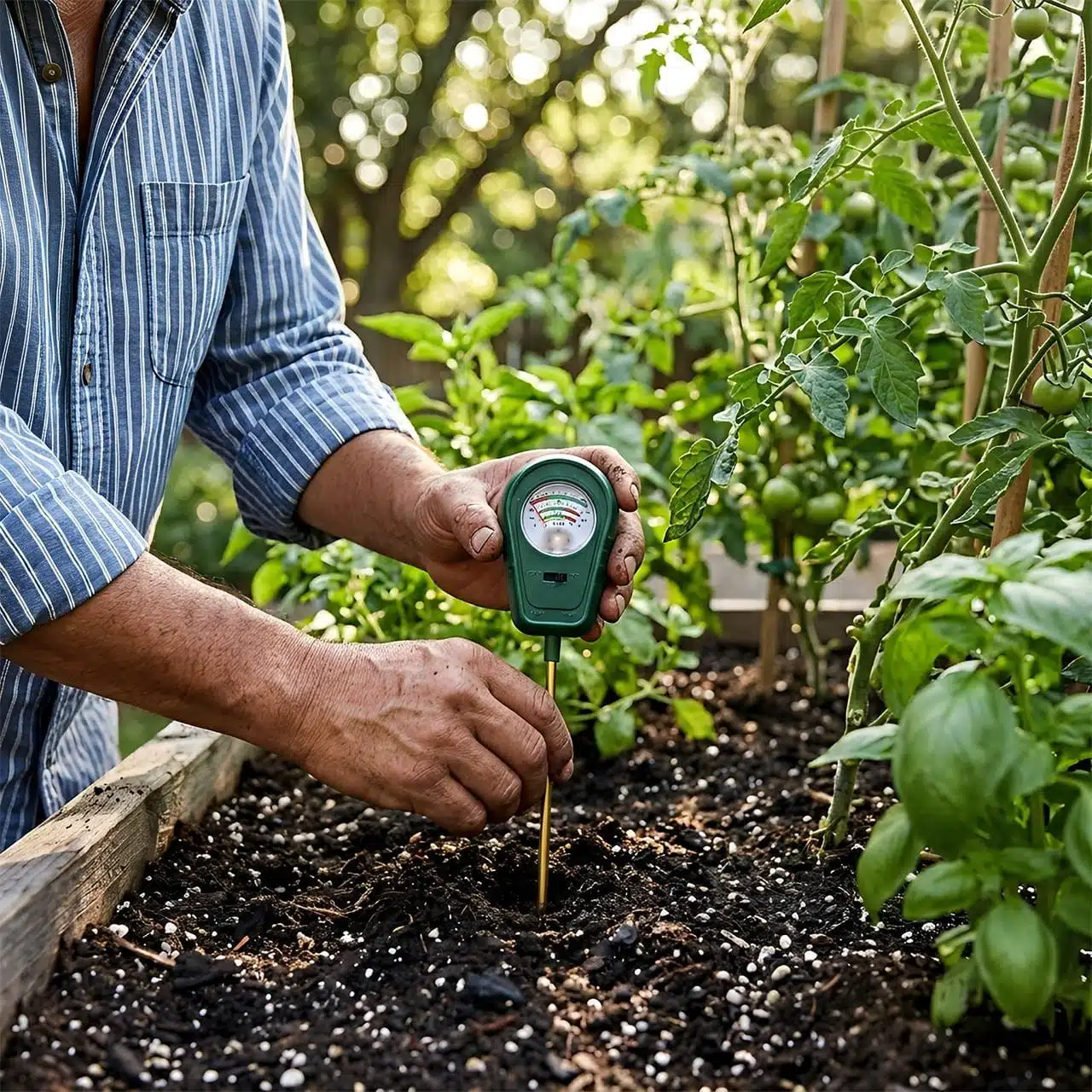 Testeur De Sol Pour Plantes 3-en-1 - Humidité - PH - Nutriments