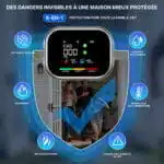 Détecteur De Monoxyde De Carbone Avec Alarme Écran LCD Température Et Humidité