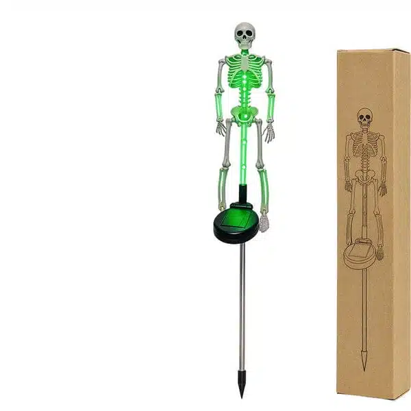 Squelette Halloween Lumineux D'Extérieur