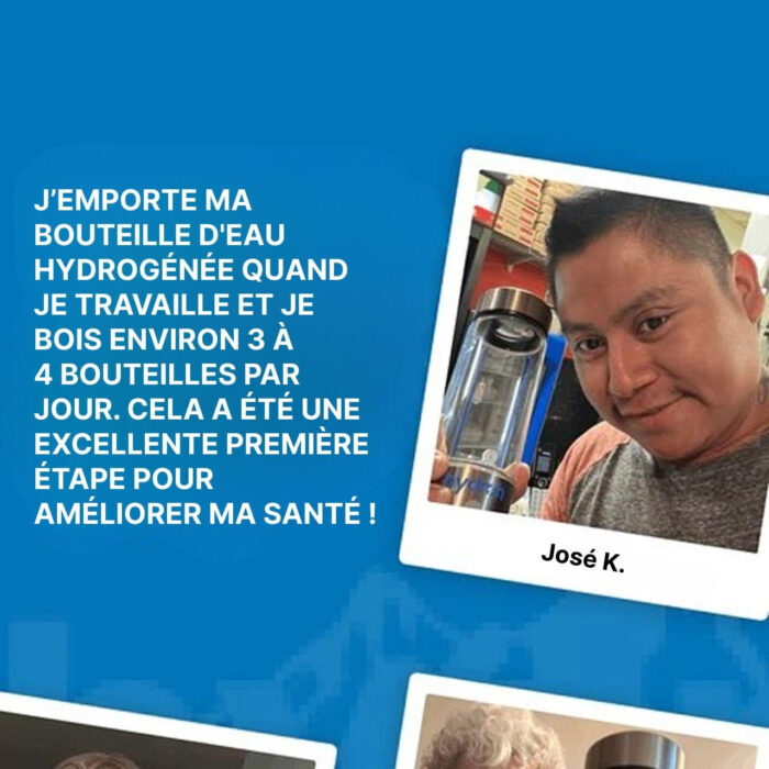 Bouteille Eau Hydrogénée Rechargeable