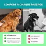 Brosse Pour Chat Et Chien Poils Longs - Peigne Anti-Poils