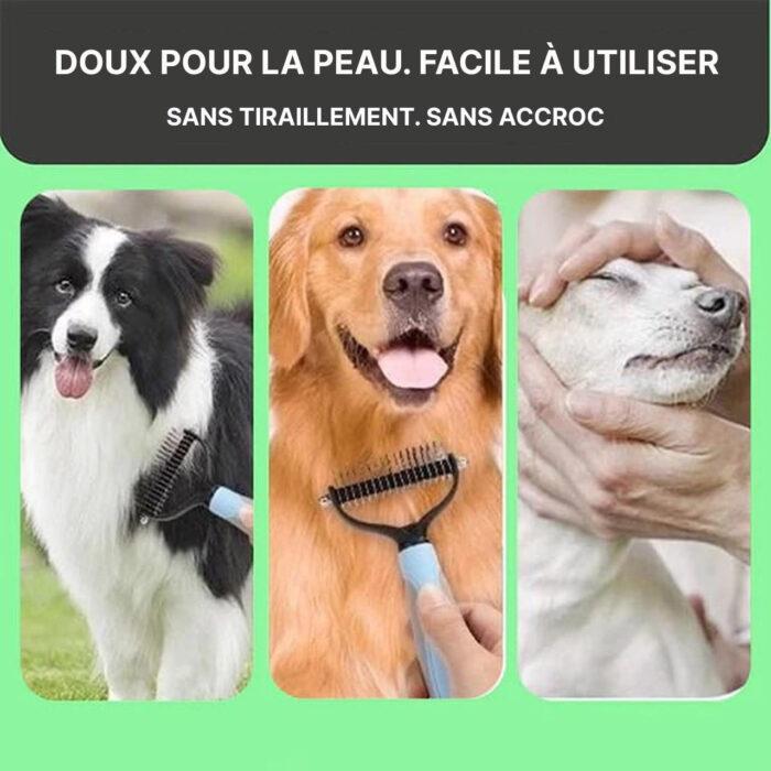 Brosse Pour Chat Et Chien Poils Longs - Peigne Anti-Poils