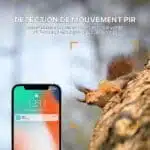 Caméra De Surveillance Extérieure Solaire - Rotation 360° et vision nocturne 2K