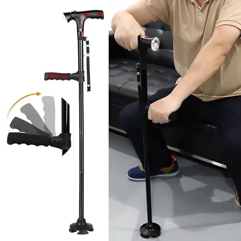 Canne De Marche Pliante Avec Lumière LED