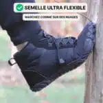 Chaussures Barefoot Hiver Imperméables Pied Large