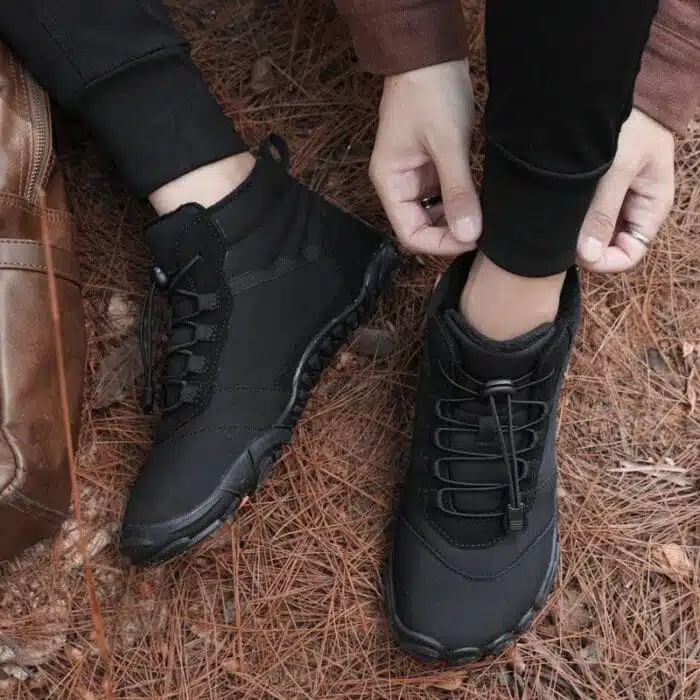 Chaussures Barefoot Hiver Imperméables Pied Large