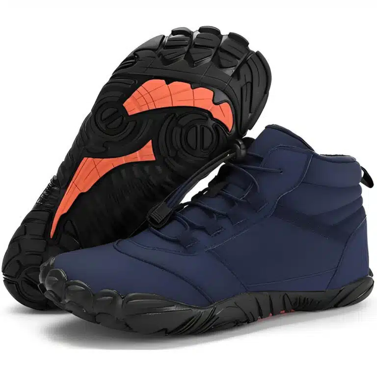 Chaussures Barefoot Hiver Imperméables Pied Large