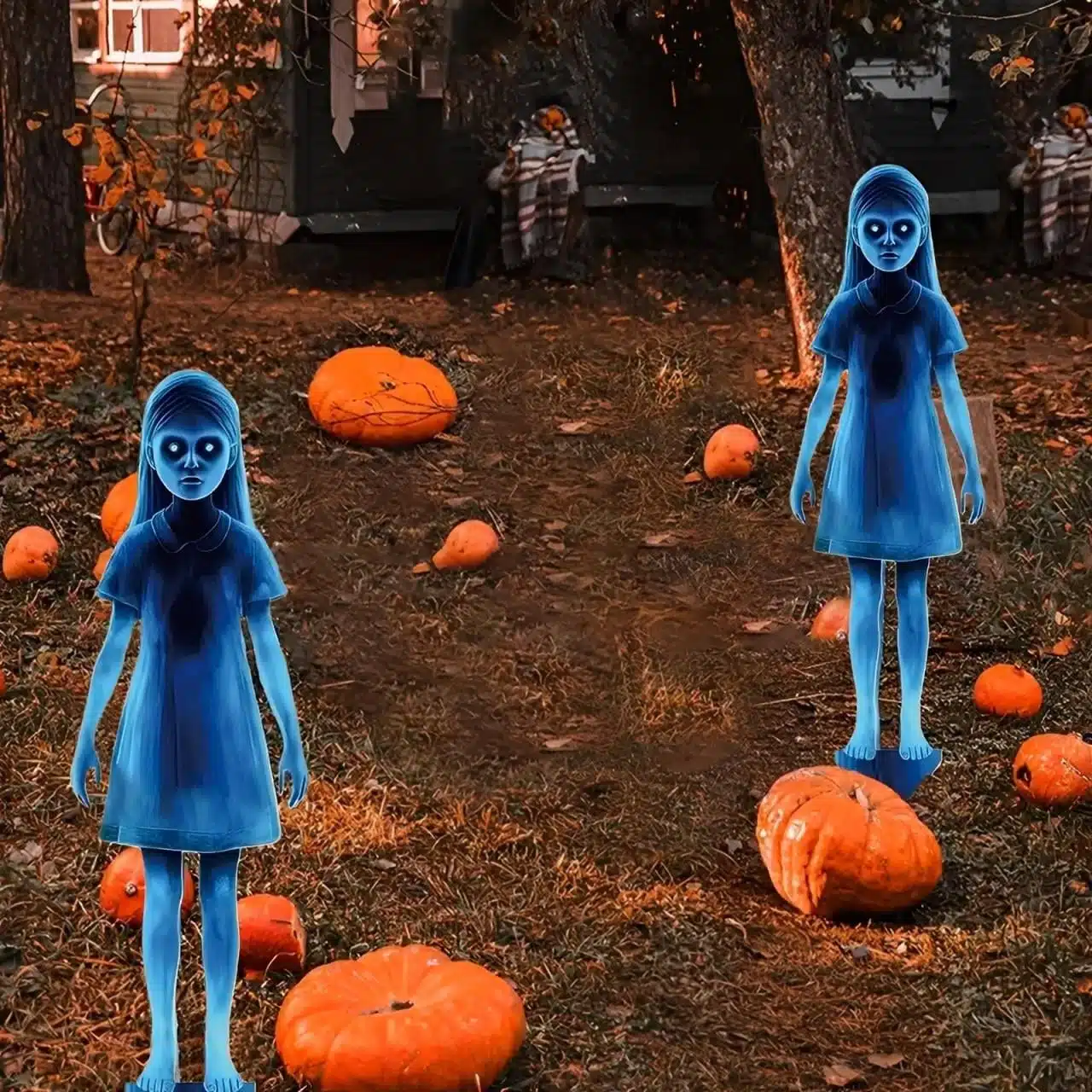 Décoration Extérieure Pour Halloween Fantôme (Lot de 2)