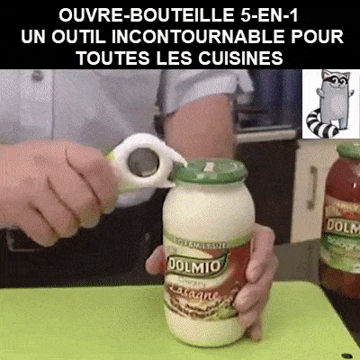 Ouvre-bouteille Multifonction 5-en-1