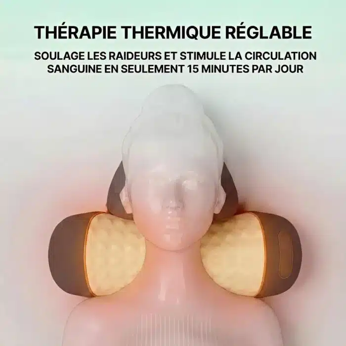Masseur Cervical Chauffant - Coussin Cervical Massant