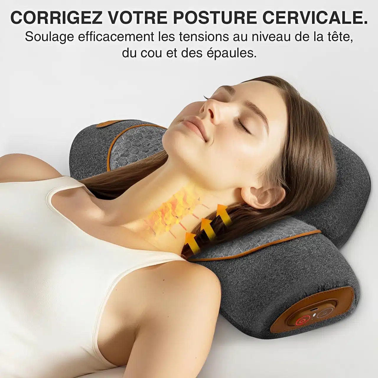 Masseur Cervical Chauffant - Coussin Cervical Massant