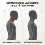 Masseur Cervical Chauffant - Coussin Cervical Massant