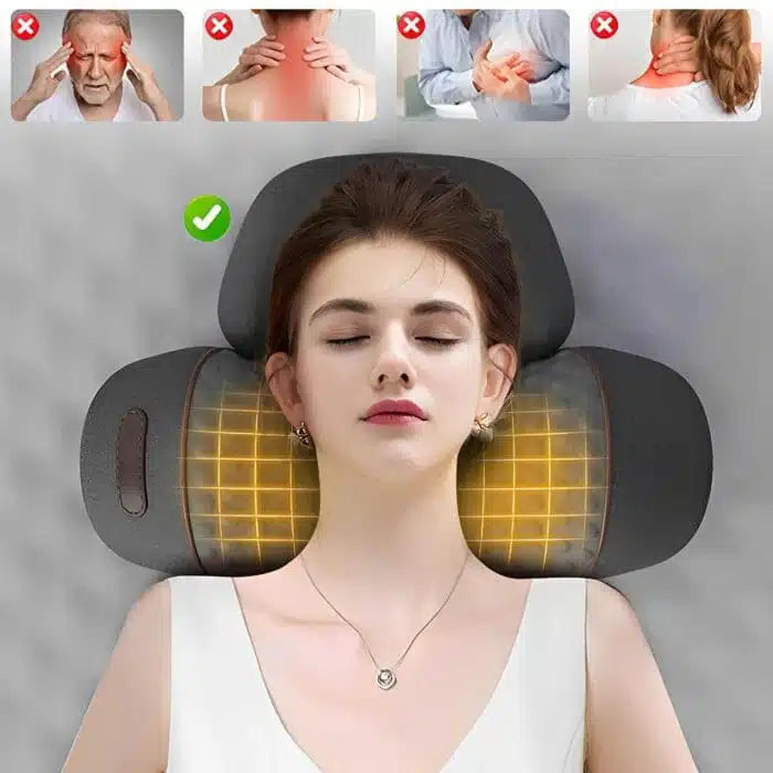 Masseur Cervical Chauffant - Coussin Cervical Massant