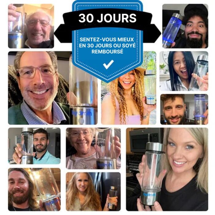 Bouteille Eau Hydrogénée Rechargeable