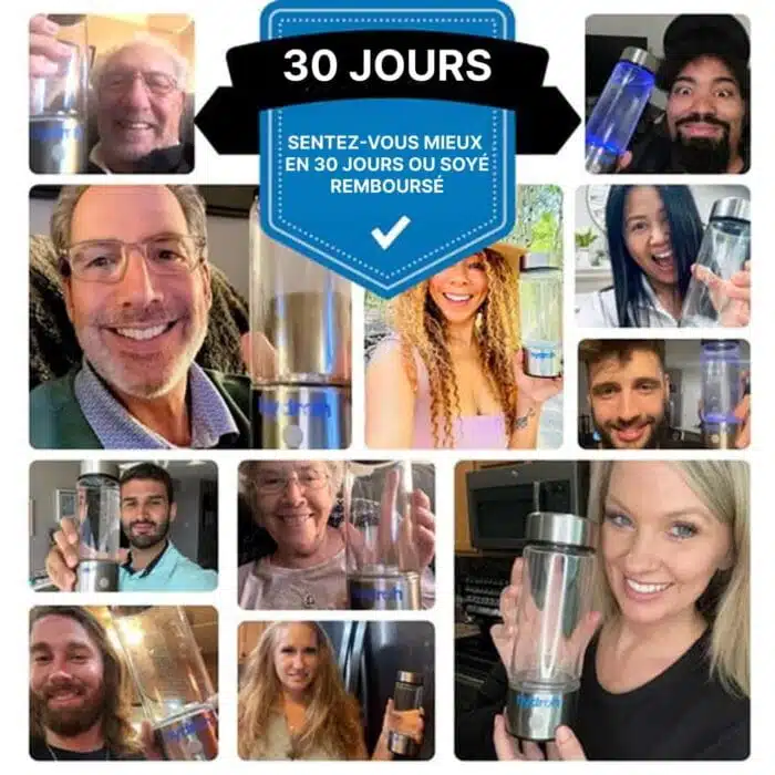 Bouteille Eau Hydrogénée Rechargeable